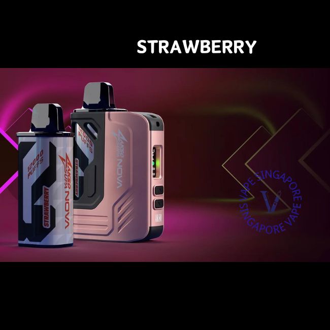 akso-supa-nova-12k-puff-strawberry-disposable-vape-shop-singapore-sg-vape