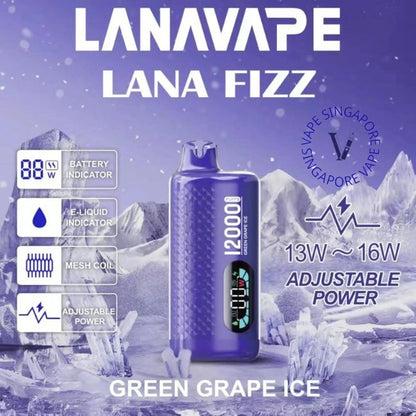 lana-fizz-12000-puff-green-grape-ice-disposable-vape-shop-singapore-sg-vape